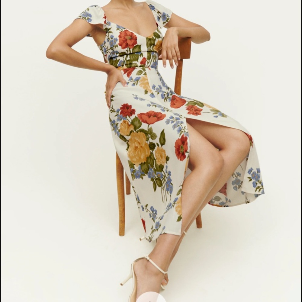 Reformation Baxley Dress in Formosa
